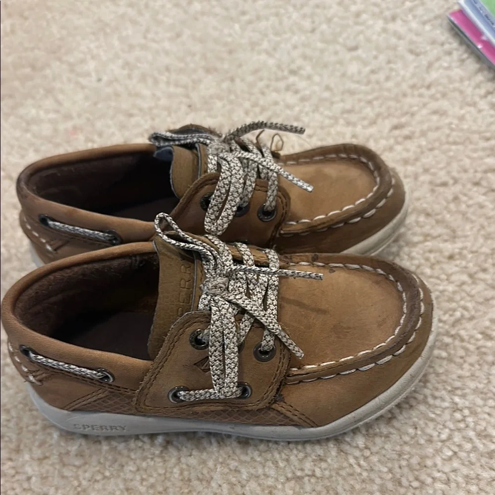 Sperry Kids Brown Boat Shoes